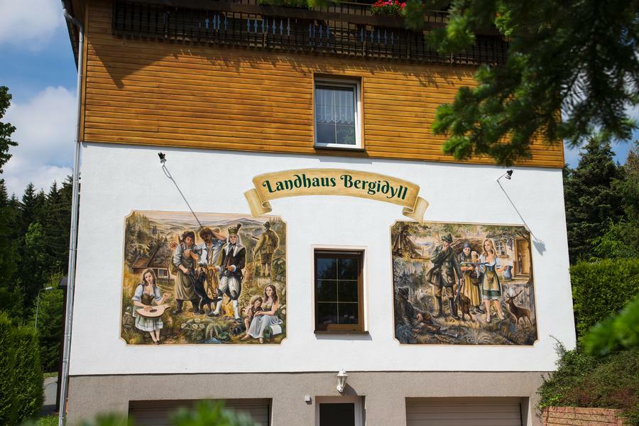 Landhaus Bergidyll Bärenstein Esterno foto